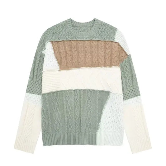 Color Patchwork Sweater
