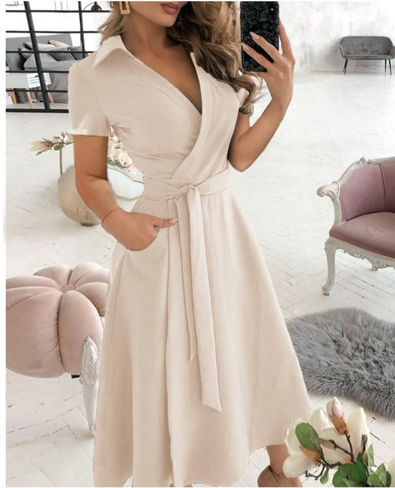 Easy-Wear Stylish Wrapped Dress