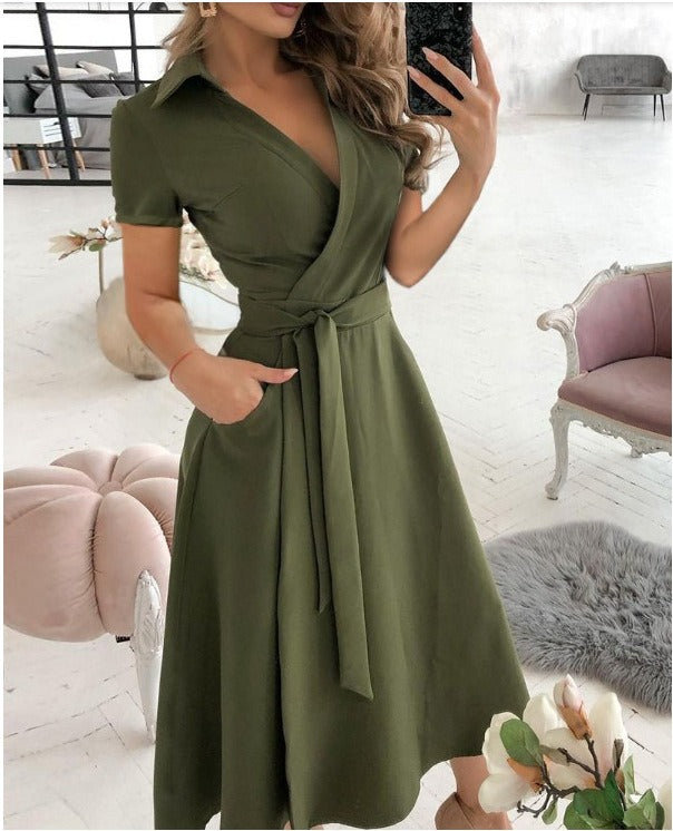 Easy-Wear Stylish Wrapped Dress