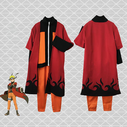 Anime Naruto Hooded Cloak Cosplay Costume