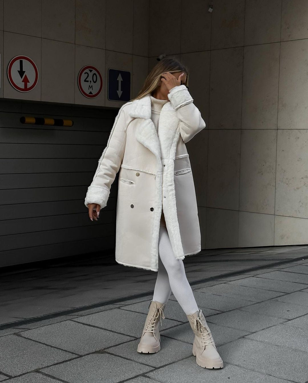 Plush Suede Coat