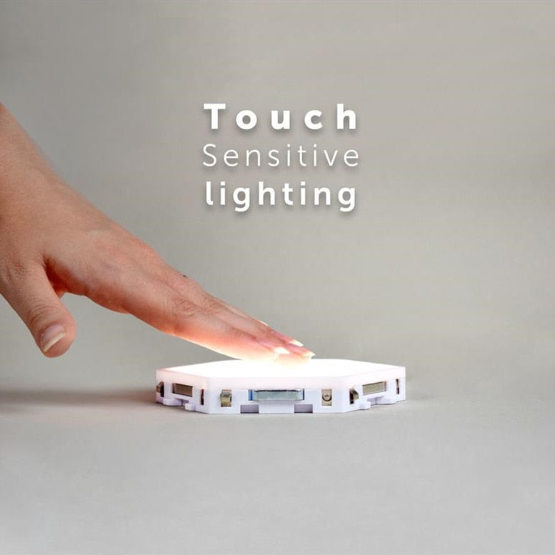 Touch Sensitive Magnetic Hexagon Lights