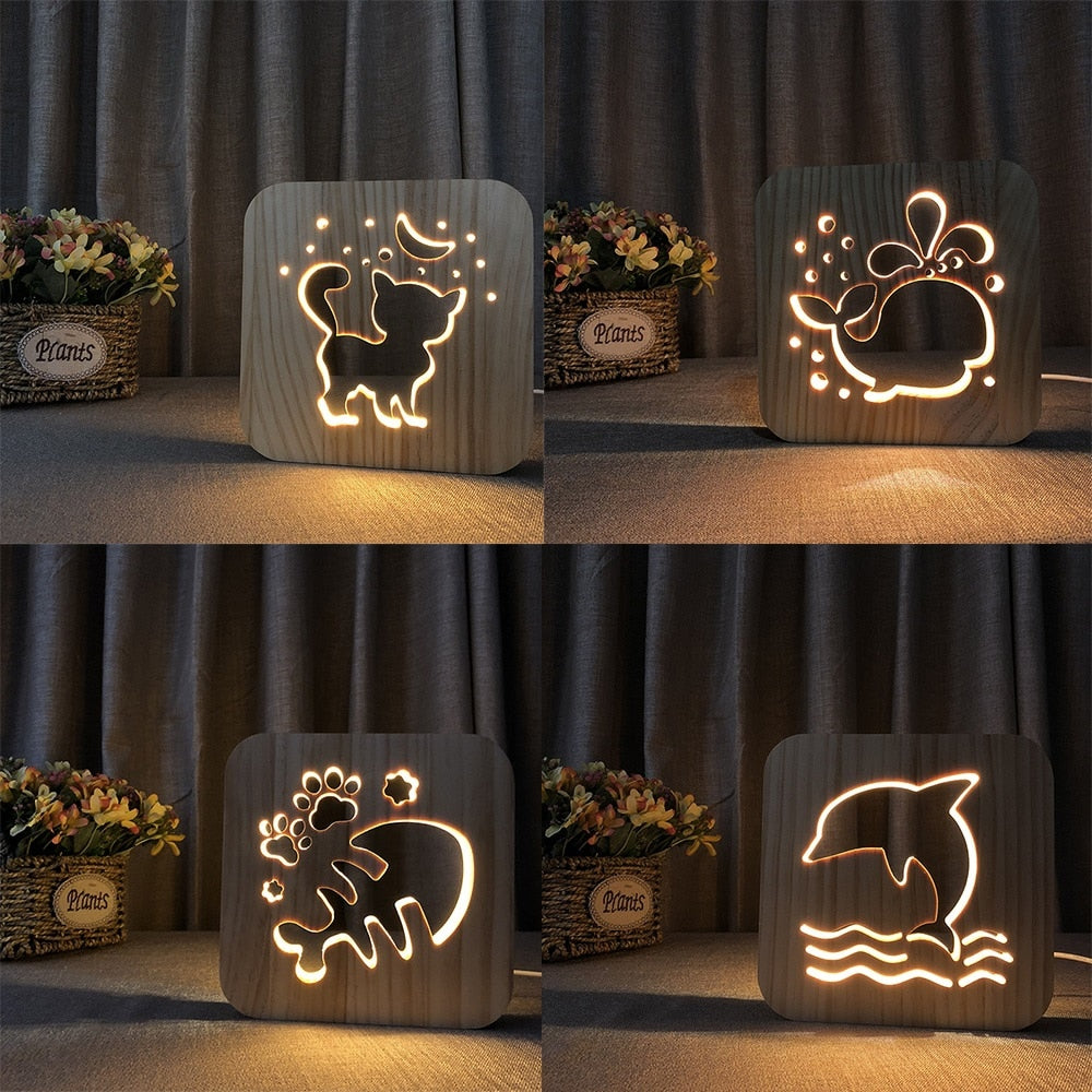 Animal LED Night Light